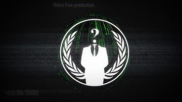 Intro in Anonymous style - Animazione fatta con Blender