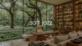Soft September Jazz In A Garden View Library | Piano Music For Focus, Reading & Stress Relief Tod... screenshot 2