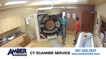 Servicing a Siemens CT Scanner