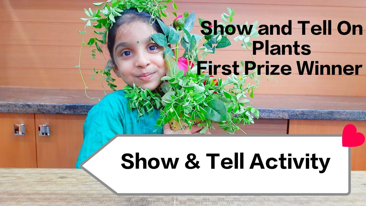 Show and Tell Activity |Plant for the Planet|Plants benefits|Won First ...