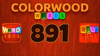 COLORWOOD WORDS CRYPTOGRAM level 891