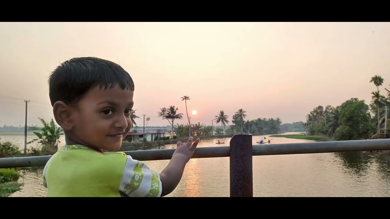 Alappuzha house boat and Sun set😎 YouTube