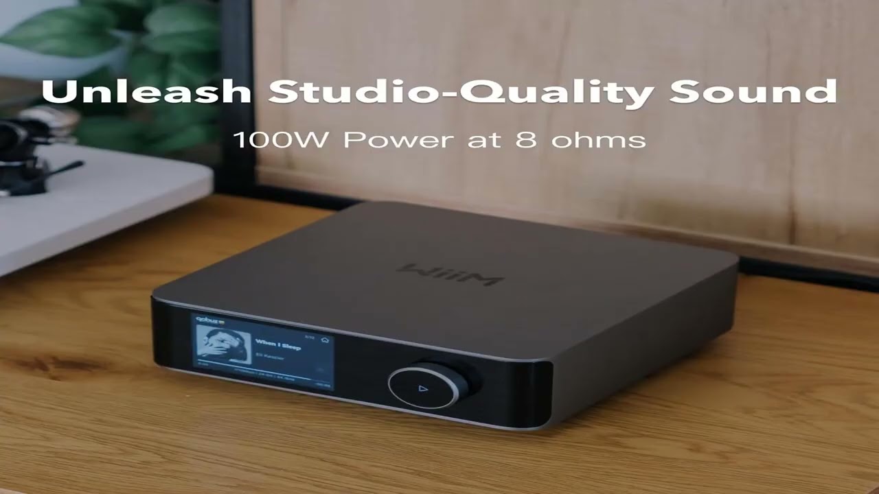 Лучшее предложение: потоковый усилитель WiiM Amp Ultra | Мощность 100 Вт, ЦАП ESS ES9039Q2M