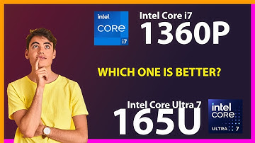 INTEL Core i7 1360P vs INTEL Core Ultra 7 165U Technical Comparison