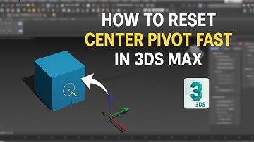 3Ds Max Tip: How to Reset Center Pivot Point Fast #3dsmax #3d #tutorial #tipsandtricks