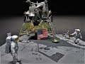 Revell First Lunar Landing Apollo 11 50th Armstrong Aldrin 1/48 Scale Model Review 85-5094