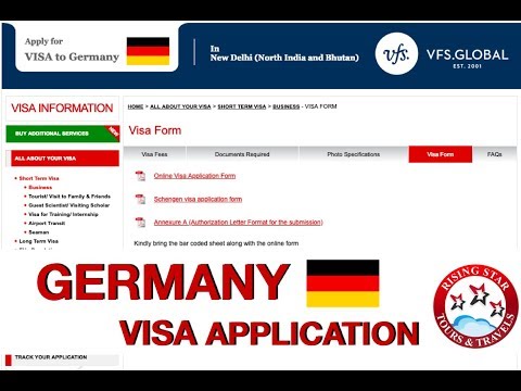 वीडियो: जर्मनी के लिए वीजा के लिए आवेदन कैसे करें