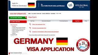 How To Fill Germany Visa Application Form Online | Step By Step Guide screenshot 2