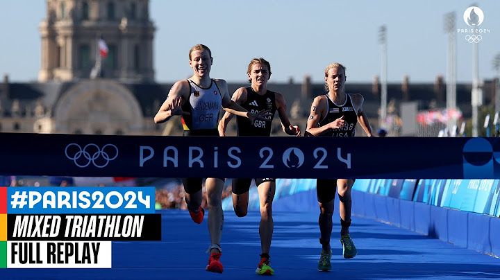 Fast, furious and fantastic 🤩 the mixed Triathlon at #Paris2024