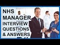 NHS MANAGER Interview Questions And Answers!