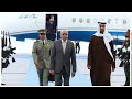 وصول رئيس الجمهورية السيد محمد ولد الشيخ الغزواني إلى أبوظبي في إطار زيارة رسمية إلى دولة الإمارات
