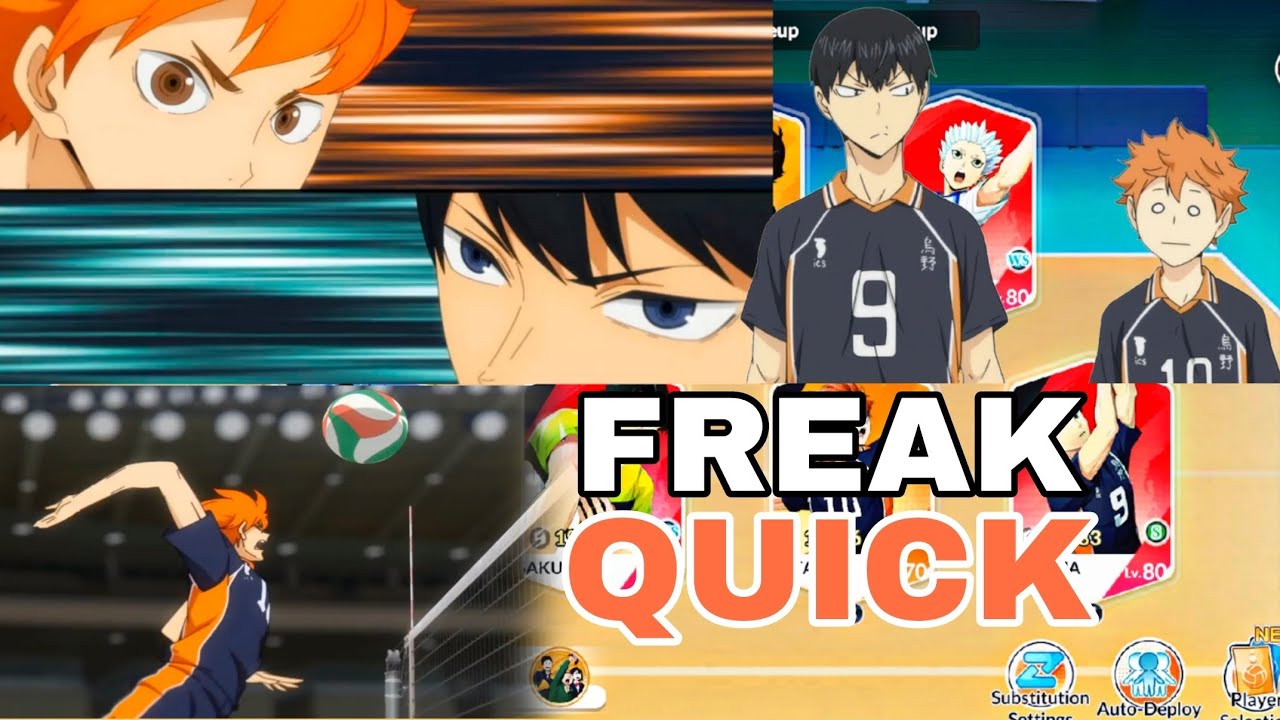 Abusing Freak quick in Haikyu Fly High 