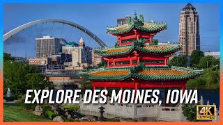 Des Moines Iowa Travel in 4K✨Don't Flyover The Hawkeye State