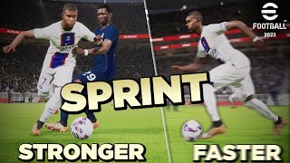 eFootball 2023 | Sprint Faster & Stronger Tutorial! screenshot 3