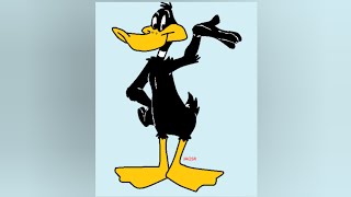 Daffy Duck Drawing | Daffy Duck | Cartoon | Art | MS Paint | Drawing | Anime | How to draw in PC