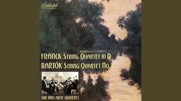 String Quartet No. 1 in A Minor, Op. 7, Sz. 40: I. Lento