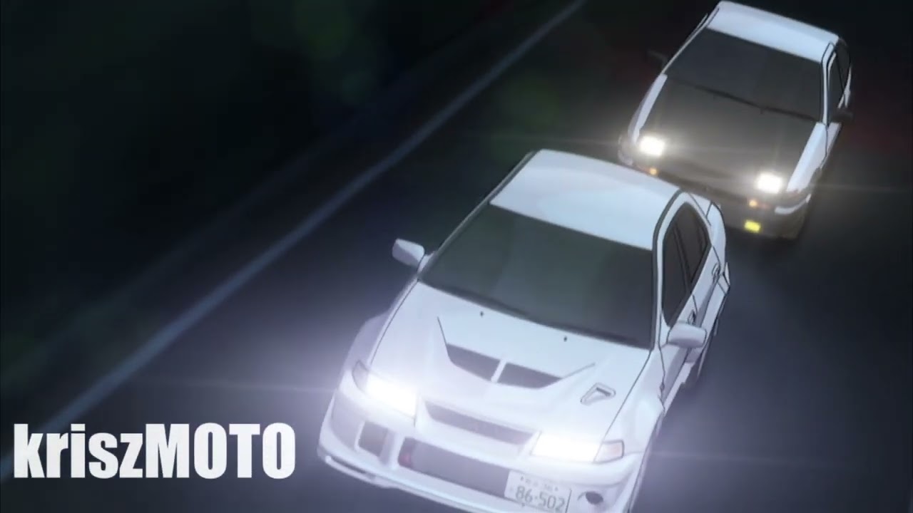 Takumi vs Shiro Waru | Initial D Battle remake #6