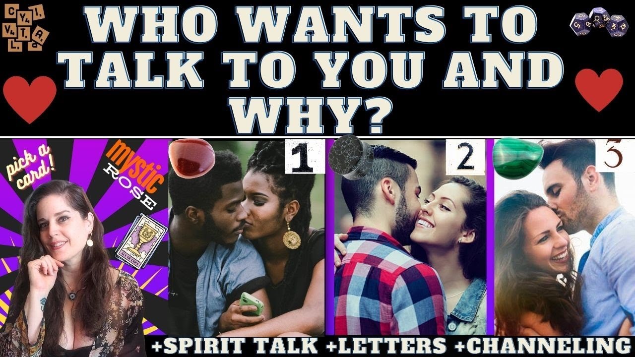 WHO WANTS TO TALK TO YOU and WHAT DO THEY WANT TO SAY? ❤️‍🔥 PICK A CARD (+Spirit Talk + astro dice)