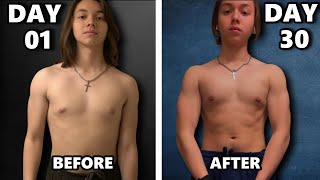 30 Day Pushup Challenge (TRANSFORMATION) you have to try this..