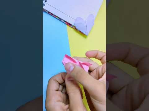 طريقة عمل مرجعية كتب على شكل قلب 