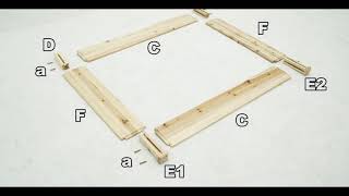 Costway 3 Tier Elevated Wooden Vegetable Garden Bed