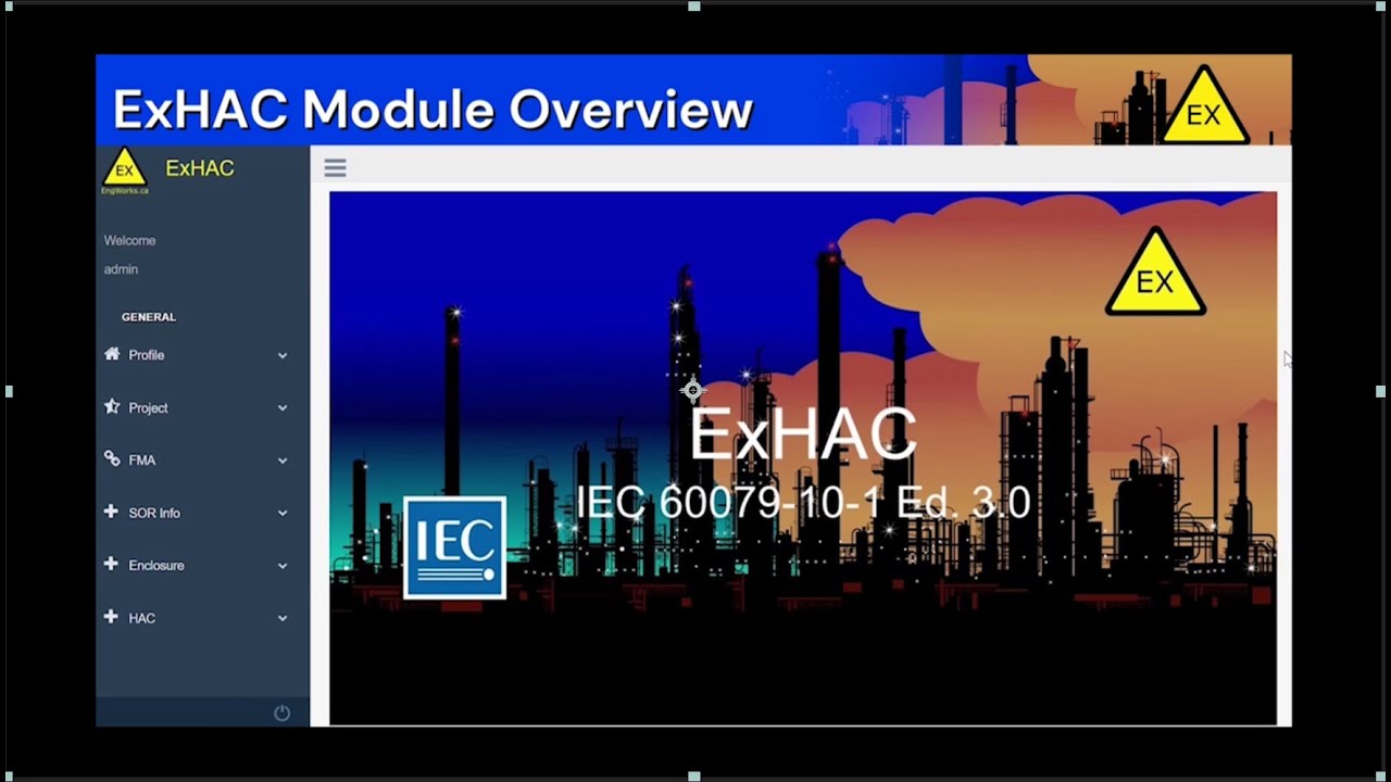 ExHAC Hazardous Area Classification Software DEMO Chapter 4 ExHAC