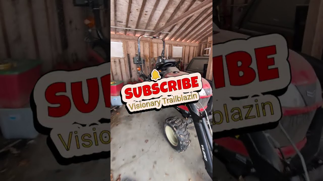 Plowing with the Yanmar SA324 and Tractor Supply box blade.