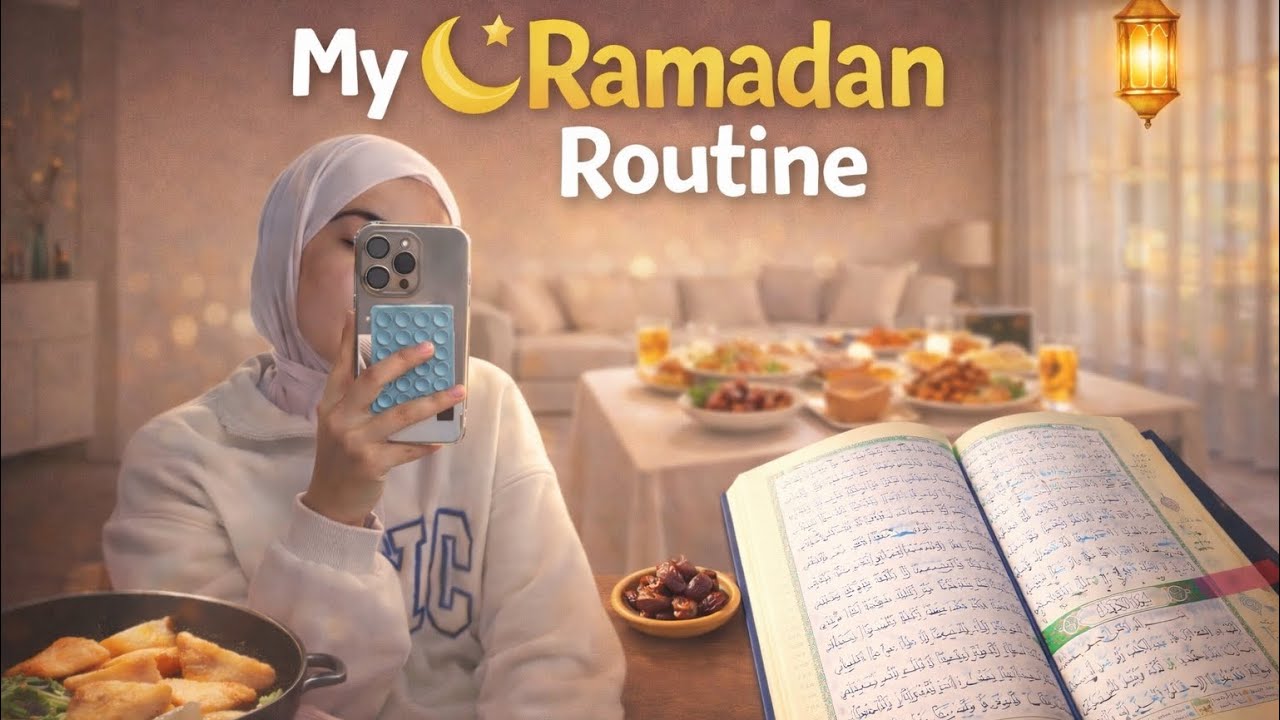 روتيني في شهر رمضان 🌙 A day with me