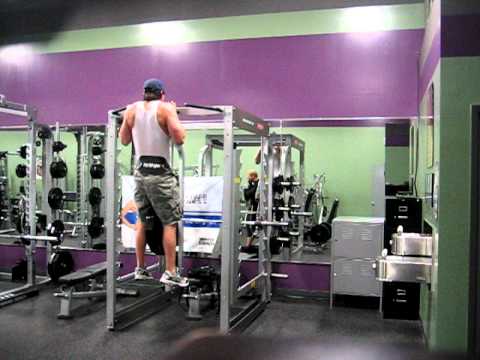 100 lb chin up with static hold