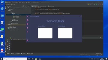 UI using Python & Qt Designer
