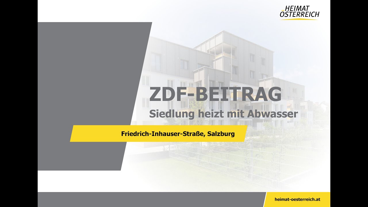 Salzburger Wohnsiedlung heizt mit Abwasser