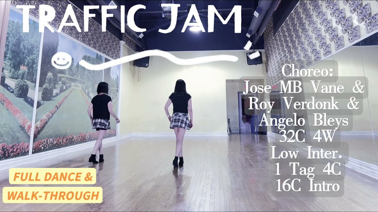 TRAFFIC JAM Line Dance  | Jose MiguelBelloqueVane,  RoyVerdonk & Angelo Bleys