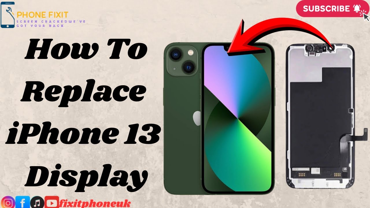 iPhone 13 - How To Replace iPhone 13 Display | Screen Is Broken | Need New LCD