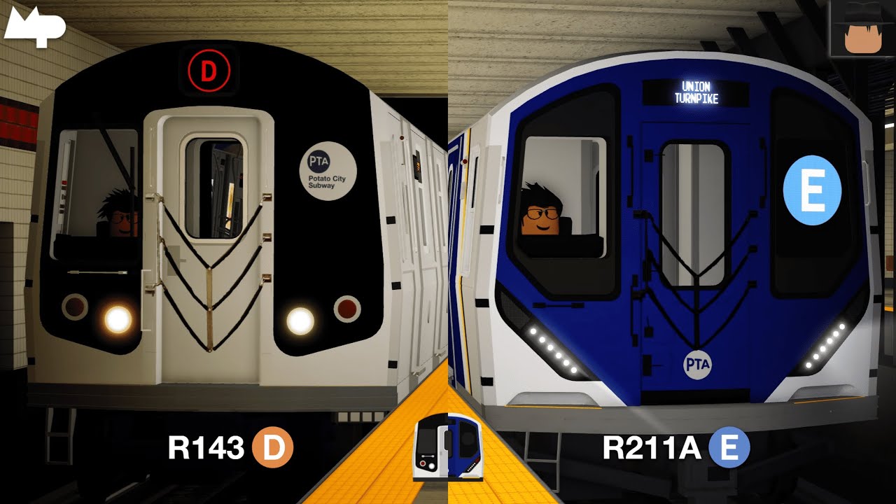 PTA Subway: R143 [2001 Version] (D) Local & R211A [Pilot] (E) Express ...