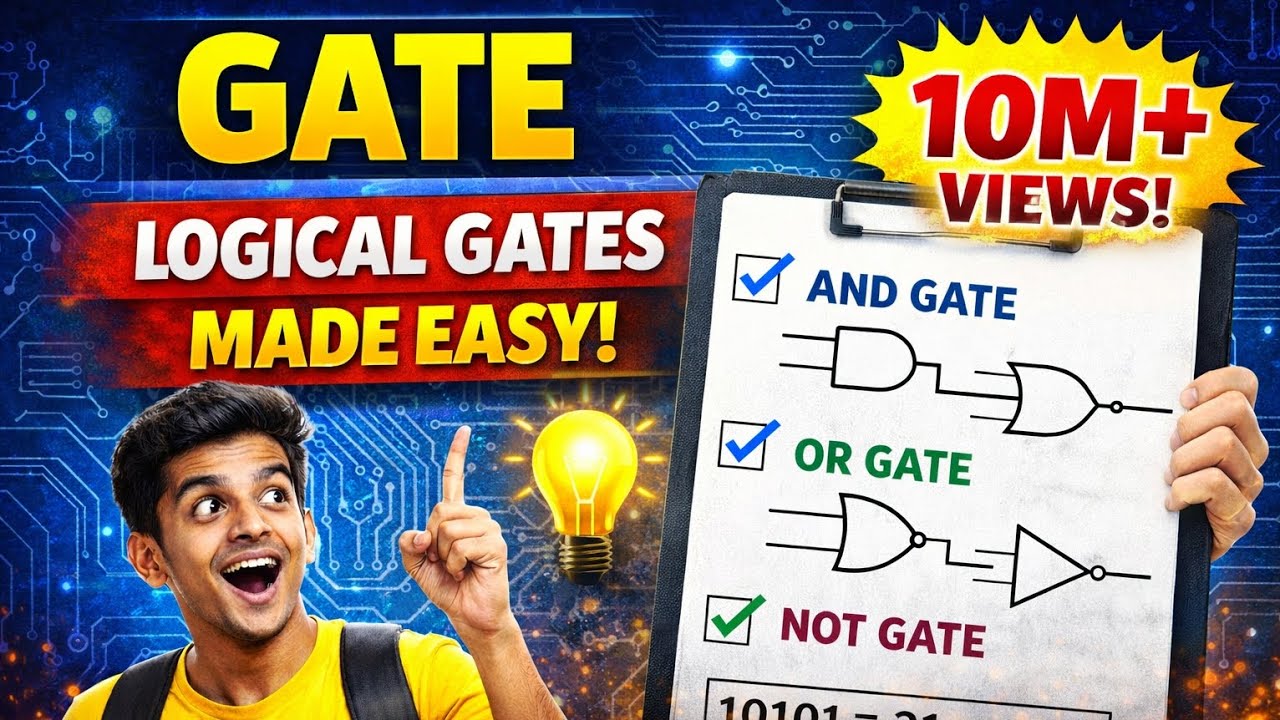 Logical Gates Tricks for GATE 🔥 Digital Electronics Made Easy - YouTube