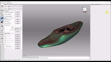 Kayak Scan to CAD plus inspection using Artec Leo, Geomagic Design X, and Control X.