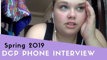 *ACCEPTED* Phone Interview Spring Advantage 2019 || DCP #1