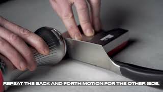 Knife sharpener, with 4 discs, "Rockingham Forge" - Grunwerg