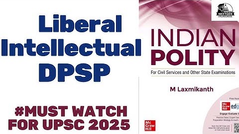 Liberal-Intellectual Principles of DPSP| UPSC, CDS, CAPF, NDA & State PCS | Exam Booster