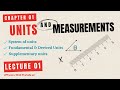 Class 11th, Chapter 1, lecture 1, Units and Measurement.