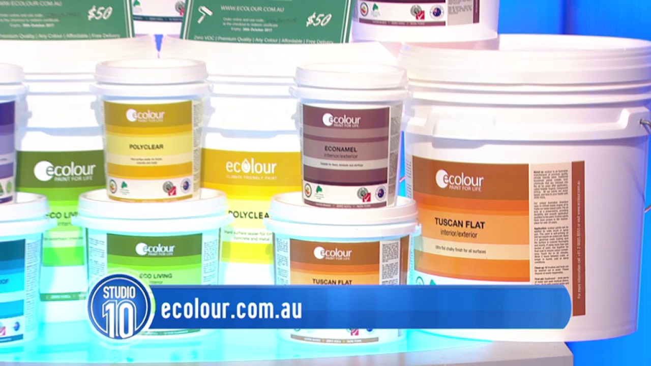 Ecolour Paint on Studio 10