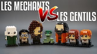 Coup d'œil LEGO BrickHeadz Harry Potter : Les méchants VS les gentils