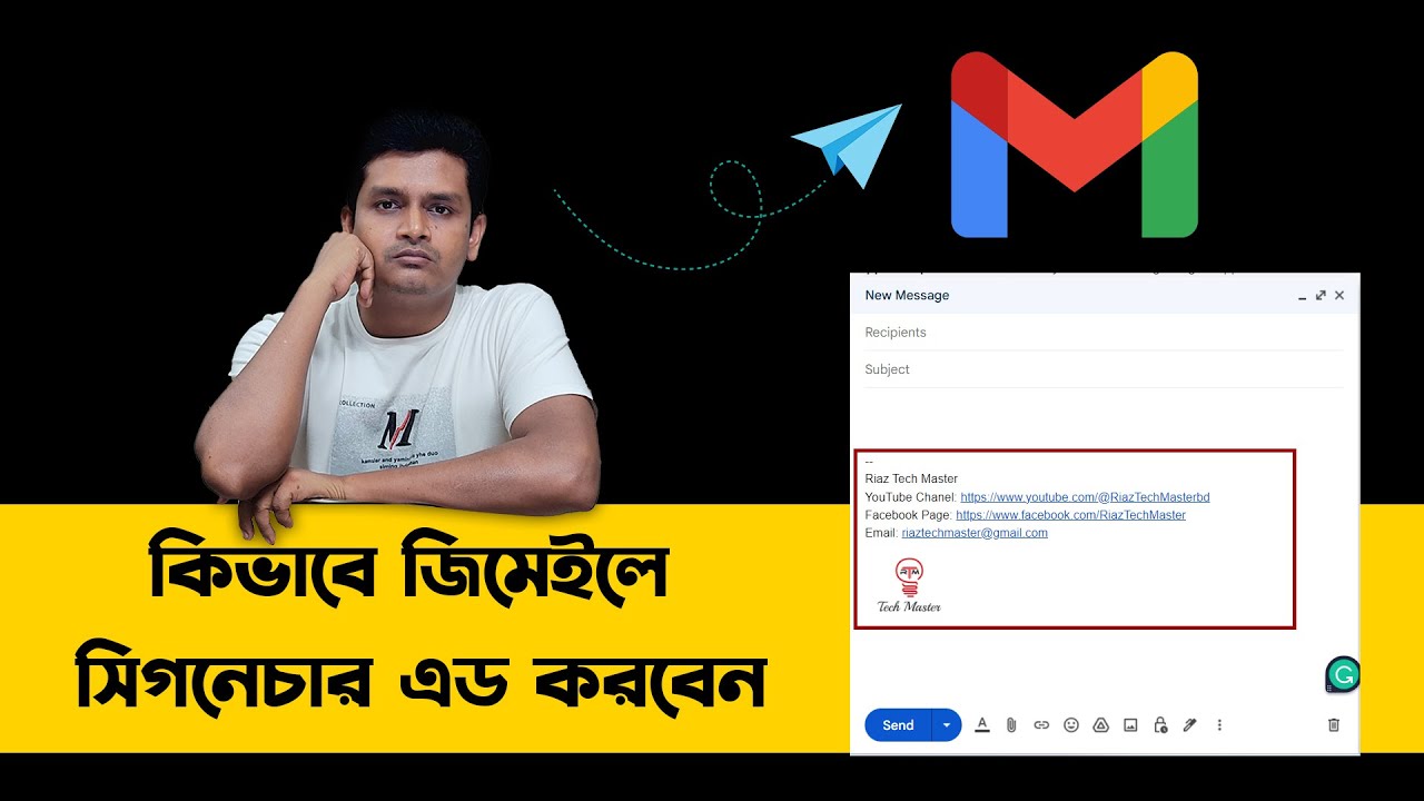how-to-add-signature-in-gmail-how-to-create-a-gmail-signature-youtube