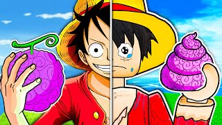 If Luffy Played Roblox Blox Fruits BUT BAD...