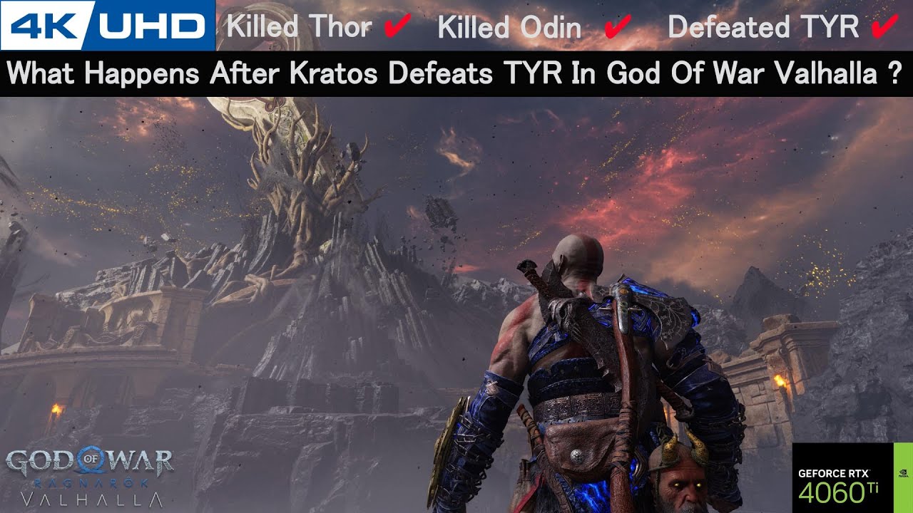What Happen After Kratos Defeated TYR In God Of War Valhalla ? GOD OF WAR RAGNAROK Live