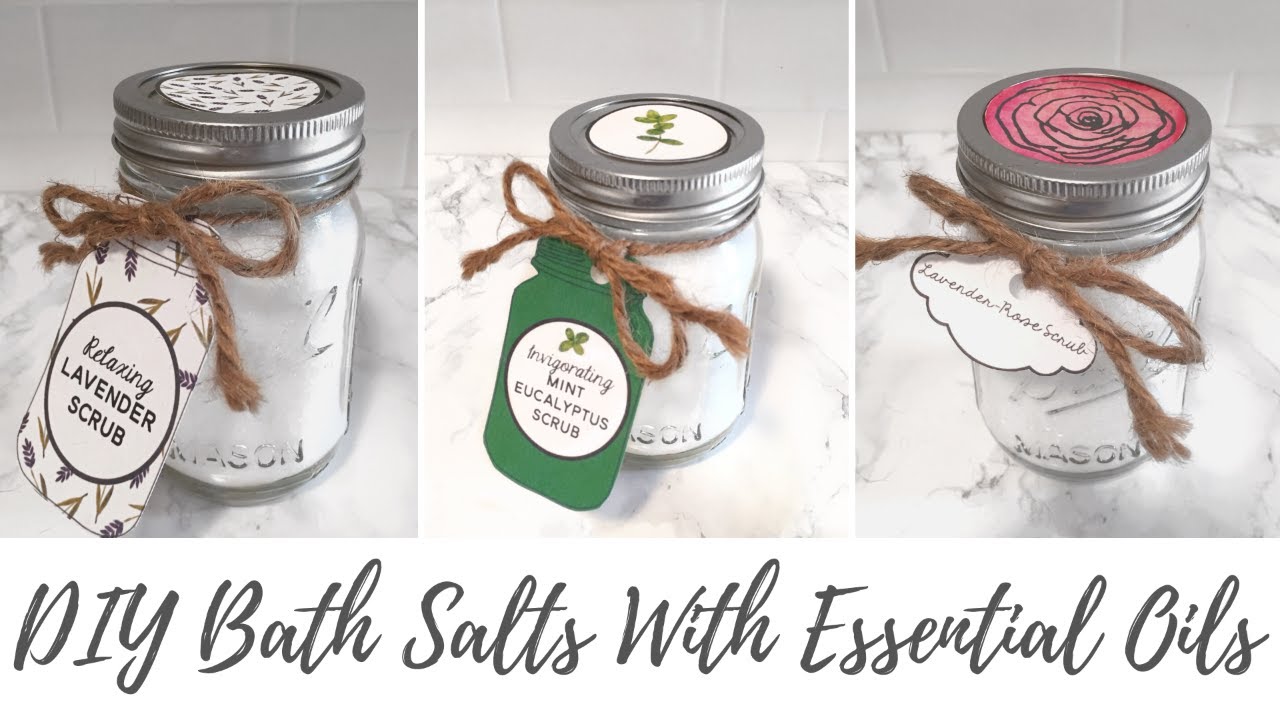 DIY Bath Salts With Essential Oils 3 Easy Recipes YouTube