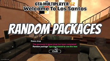 GTA-MP.CZ | Welcome To Los Santos - Opening some random packages