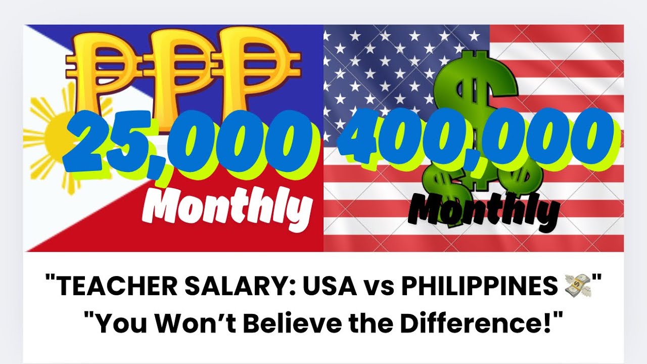 “TEACHER SALARY: USA vs PHILIPPINES | 2025 - 2026