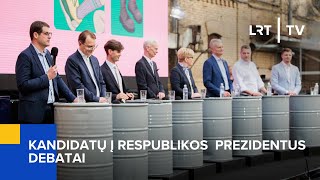 Žinau, ką renku: kandidatų į Prezidentus debatai 2024 | 20240504