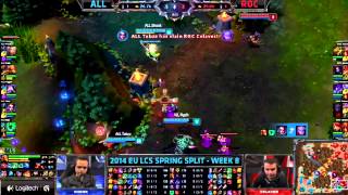 Shook awesome kick into Thresh hook ALL vs ROC